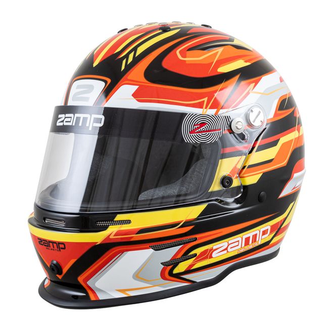 Hovedbilde Zamp RZ42Y CMR gokart hjelm junior Sort/Rød ...